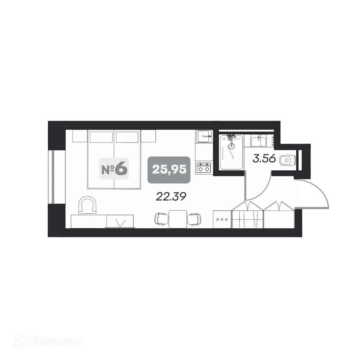 Фото квартиры в ЖК АЭРОН