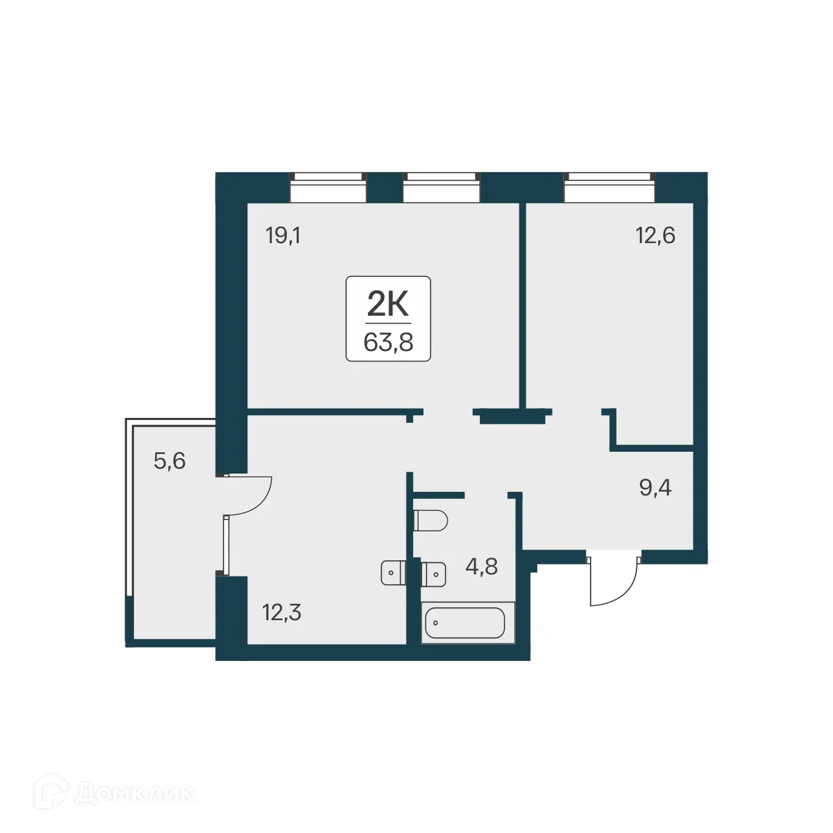 Фото квартиры в ЖК Расцветай на Красном