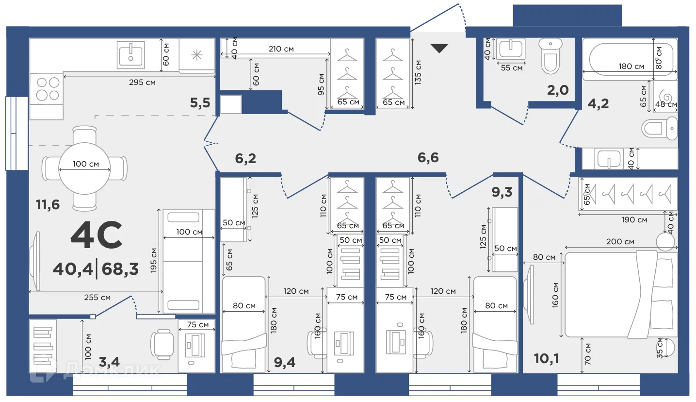 Фото квартиры в ЖК Поколение