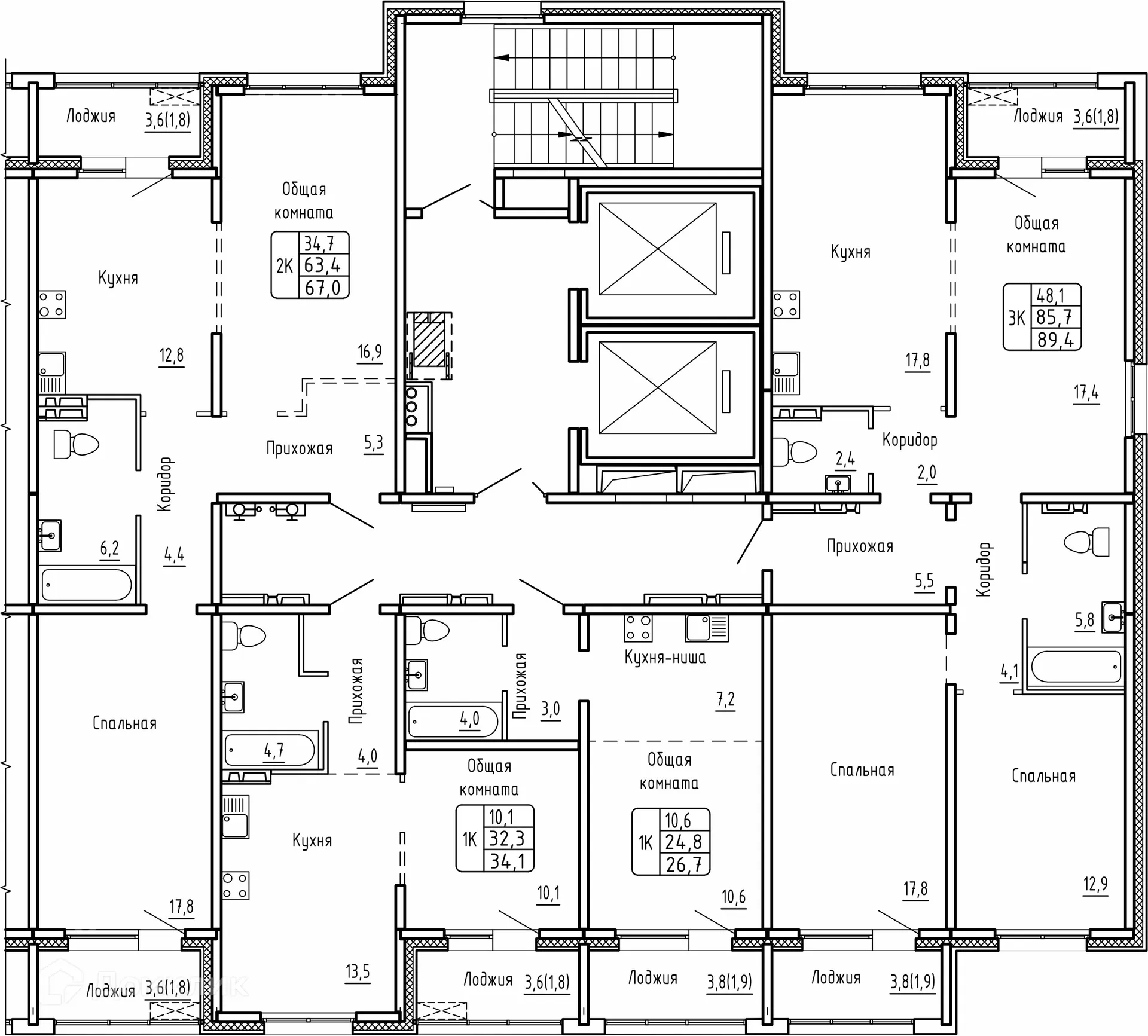 Фото квартиры в ЖК САМОЦВЕТЫ