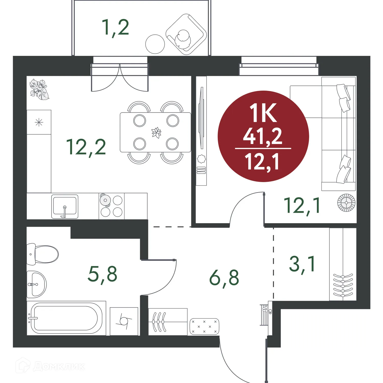 Фото квартиры в ЖК Скандинавские кварталы