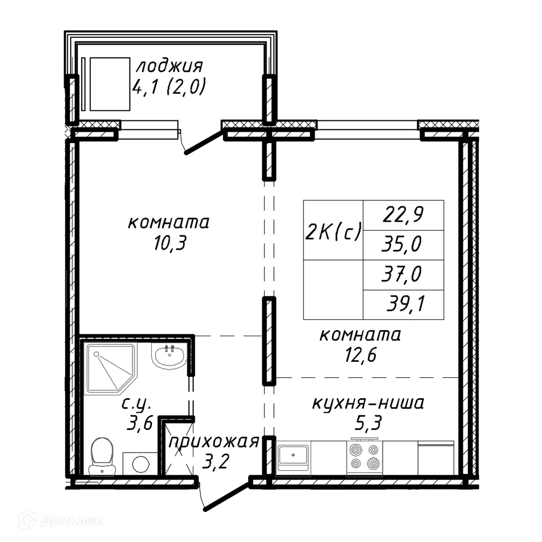 Фото квартиры в ЖК Азимут