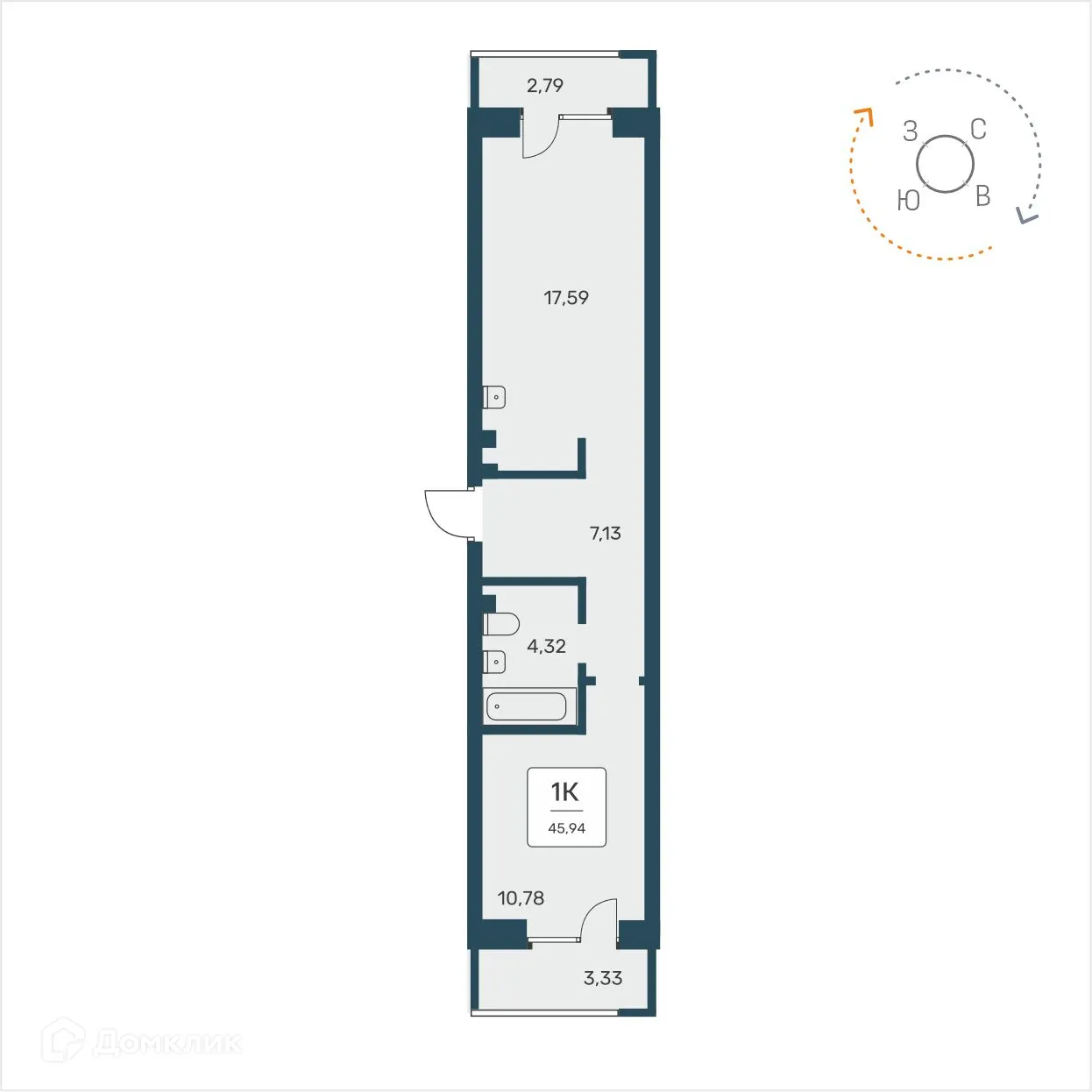 Фото квартиры в ЖК Расцветай на Авиастроителей