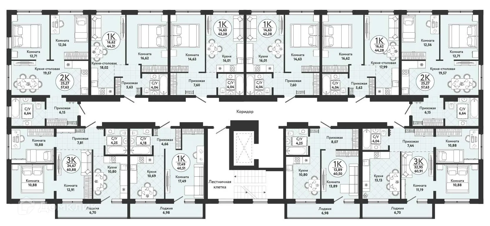 Фото квартиры в ЖК Одоевский