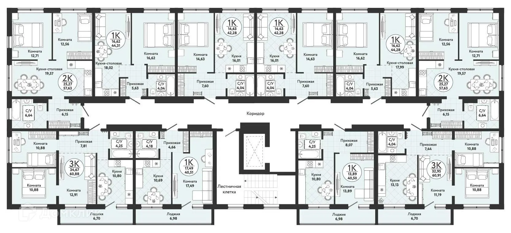 Фото квартиры в ЖК Одоевский