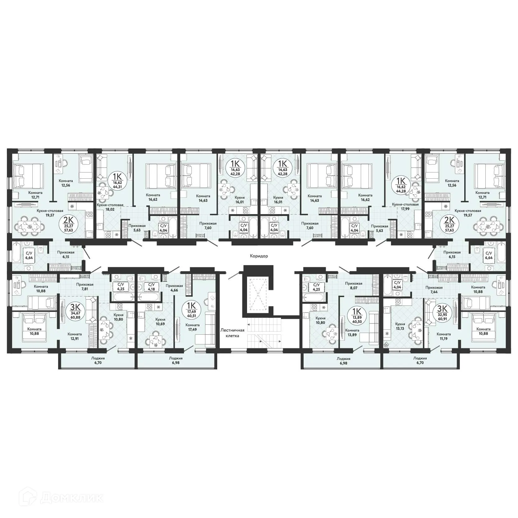 Фото квартиры в ЖК Одоевский