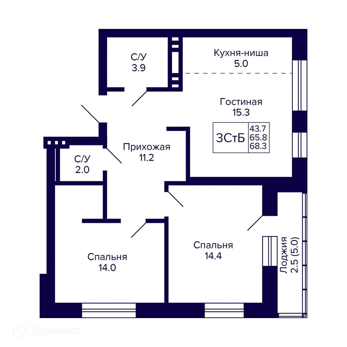 Фото квартиры в ЖК Сподвижники