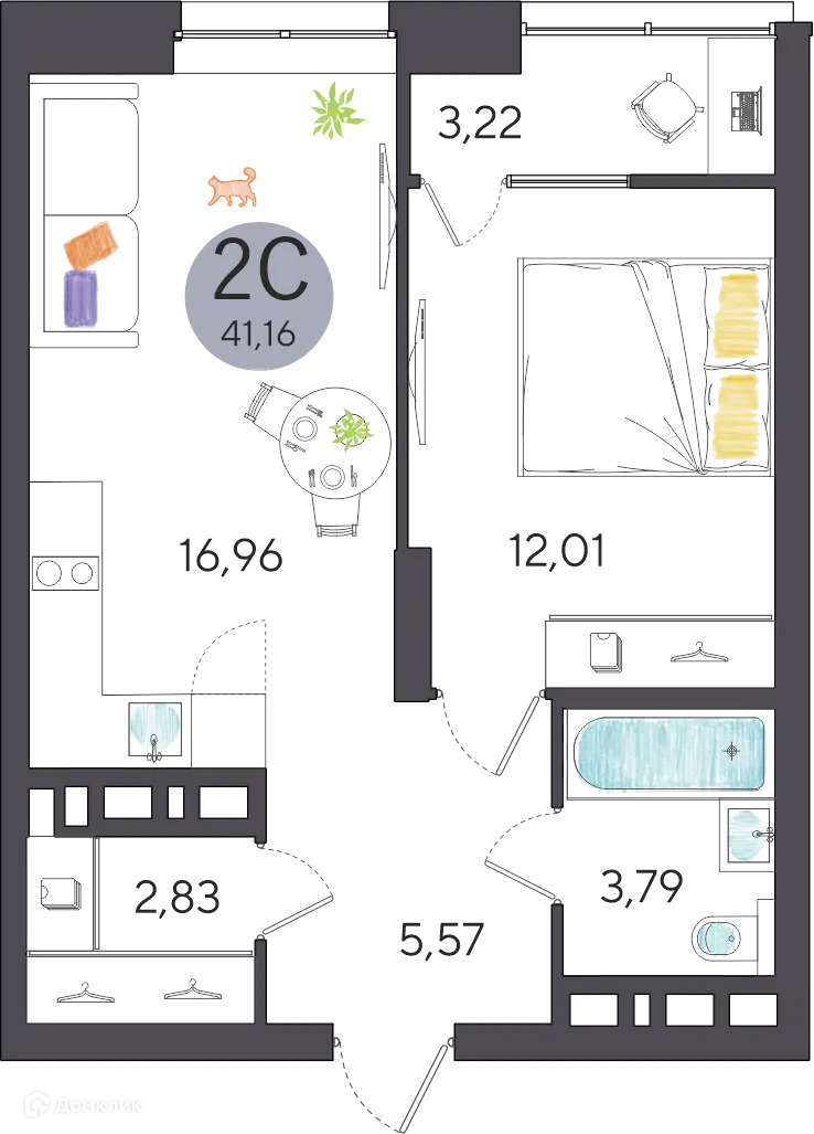 Фото квартиры в ЖК Ясный берег