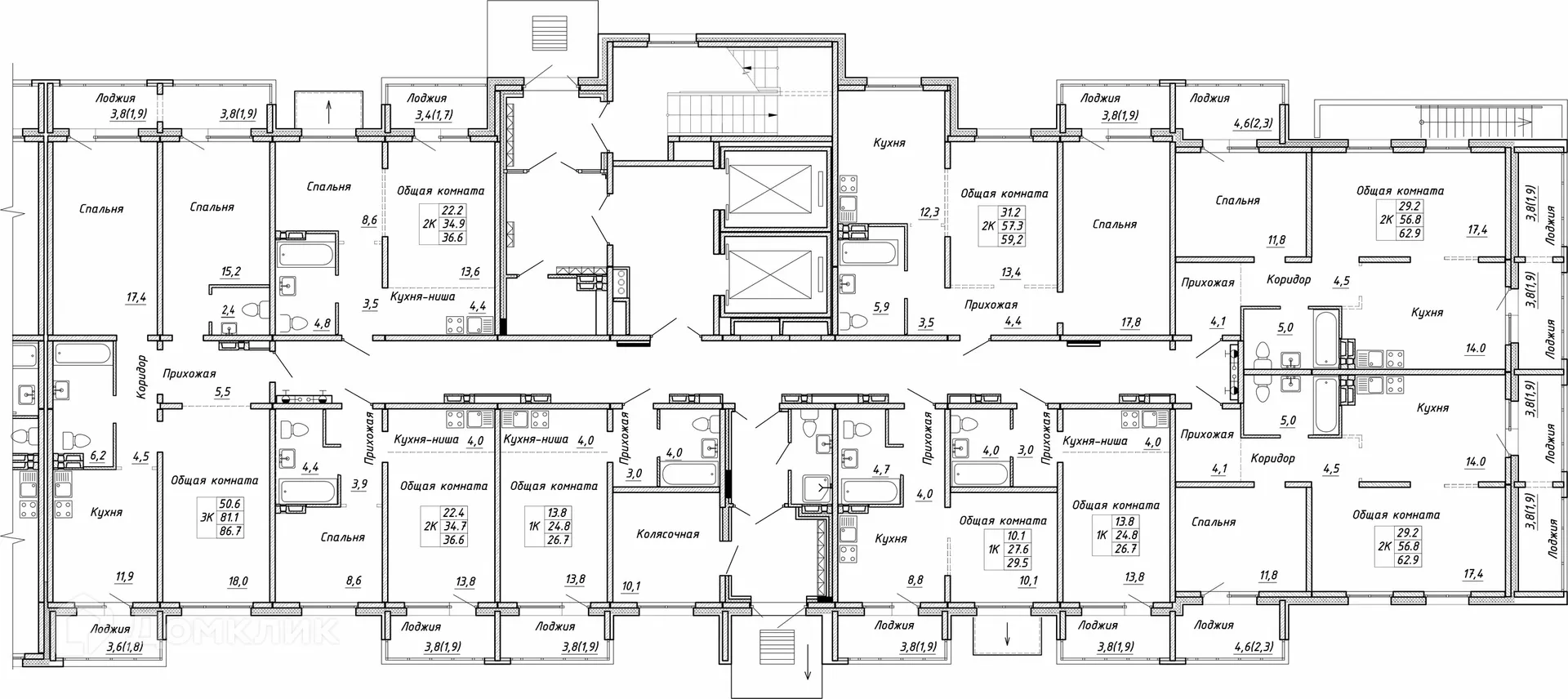 Фото квартиры в ЖК по ул. Связистов
