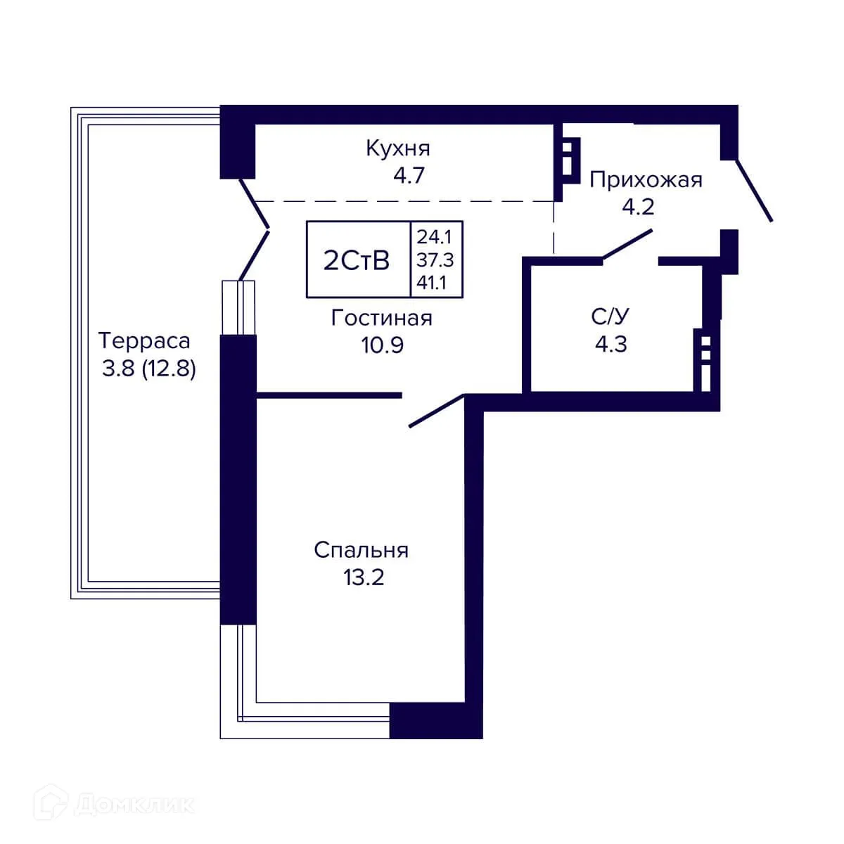 Фото квартиры в ЖК Жилой комплекс "LUNA" (ЛУНА)