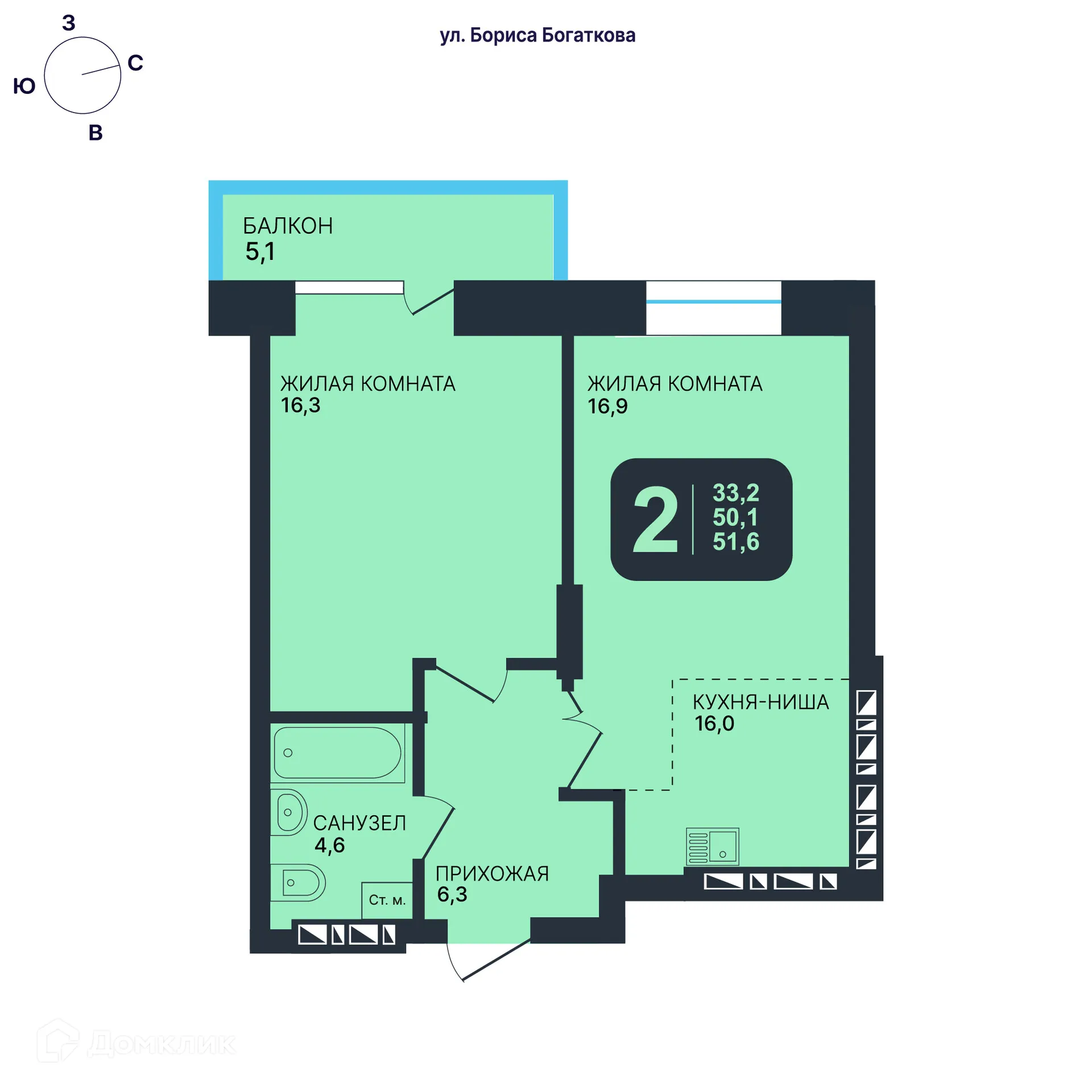 Фото квартиры в ЖК Никольский парк