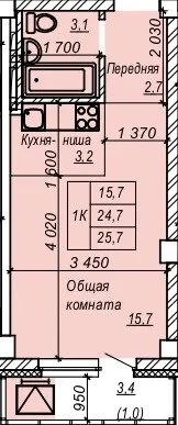 Фото квартиры в ЖК Серебряный ключ