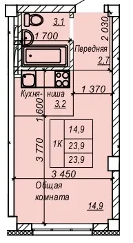 Фото квартиры в ЖК Серебряный ключ