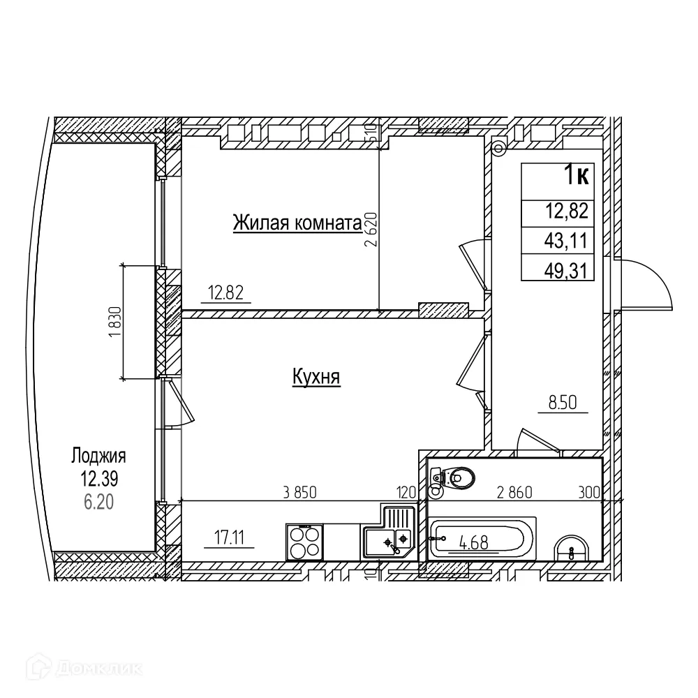 Фото квартиры в ЖК Возрождение