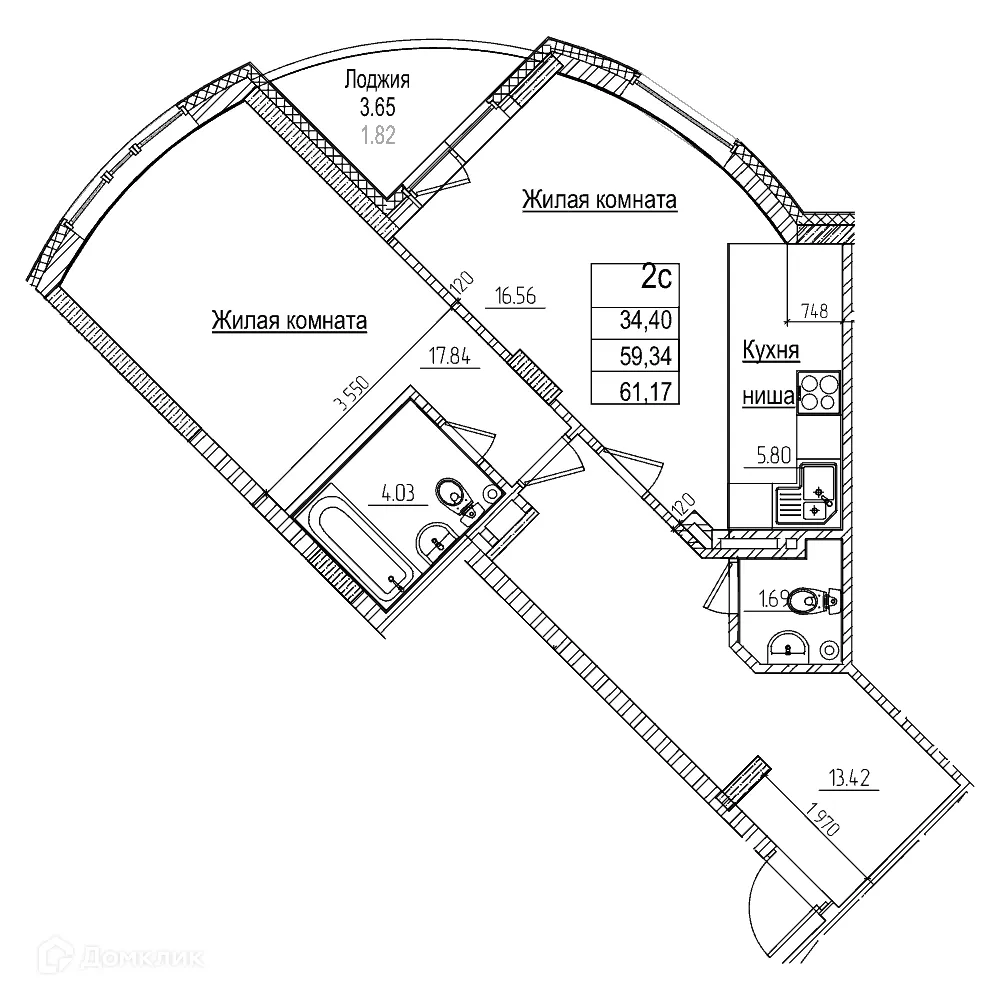 Фото квартиры в ЖК Возрождение