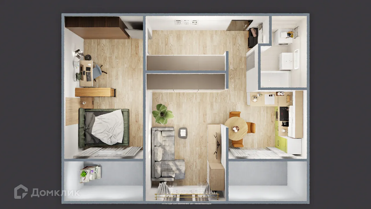 Фото квартиры в ЖК САМОЦВЕТЫ