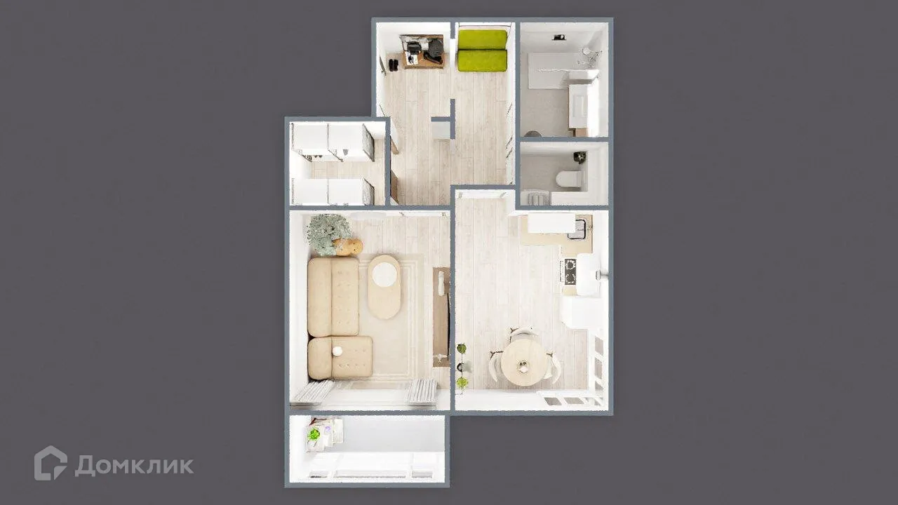 Фото квартиры в ЖК САМОЦВЕТЫ