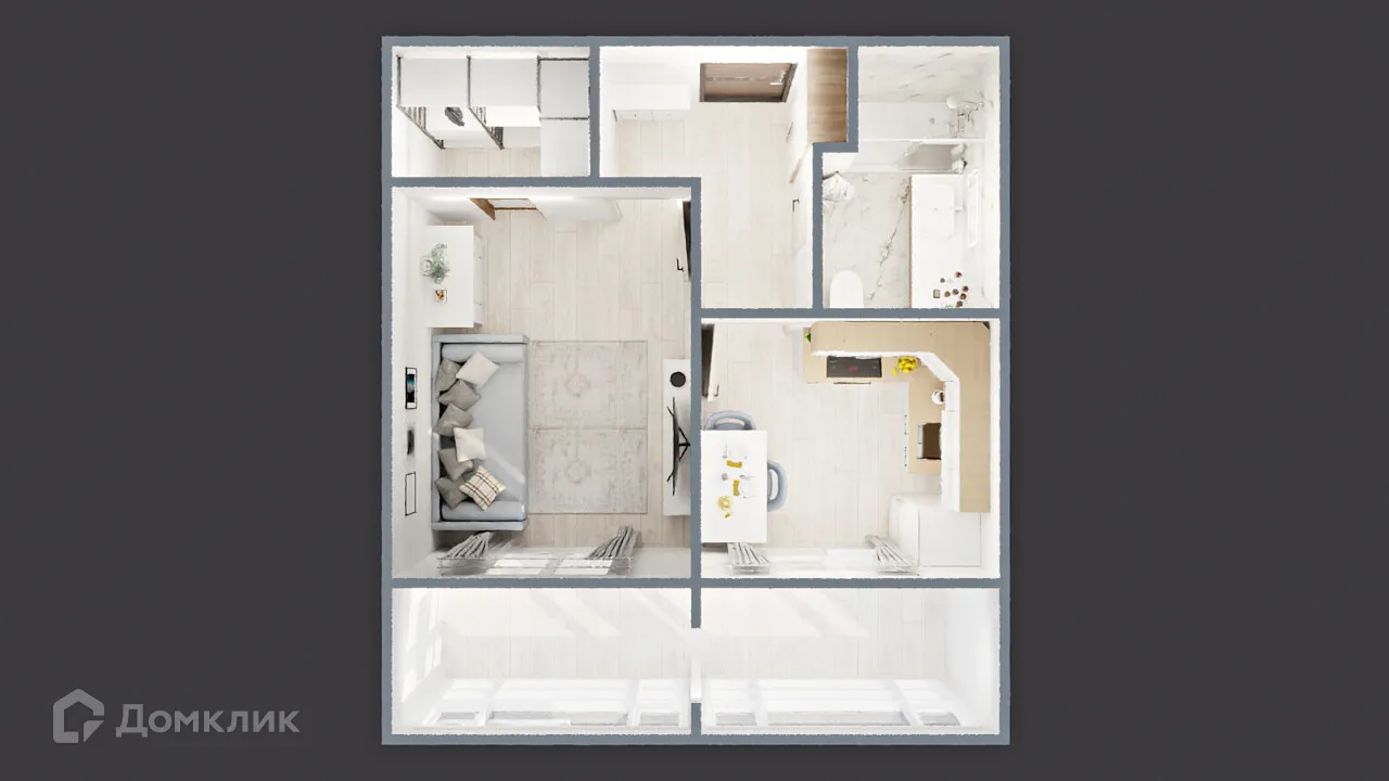 Фото квартиры в ЖК САМОЦВЕТЫ