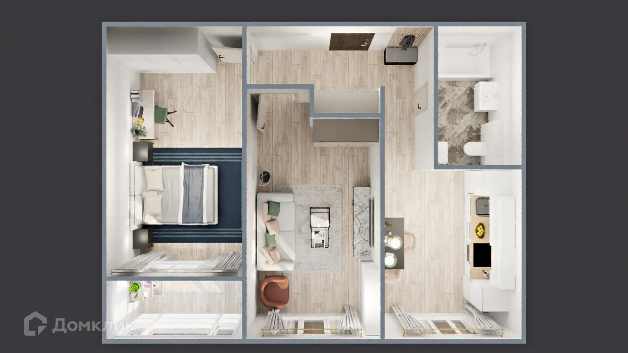 Фото квартиры в ЖК САМОЦВЕТЫ