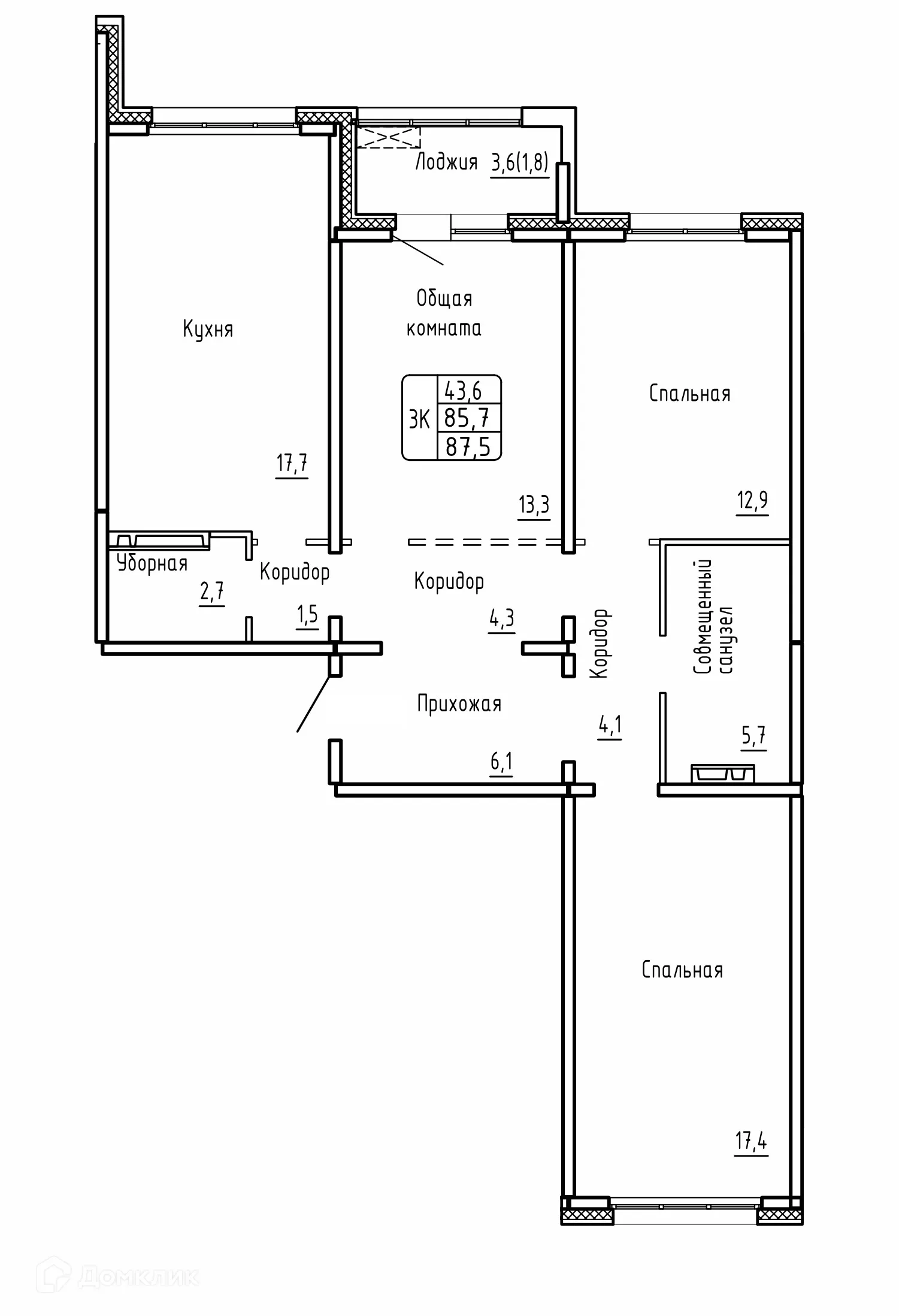 Фото квартиры в ЖК САМОЦВЕТЫ