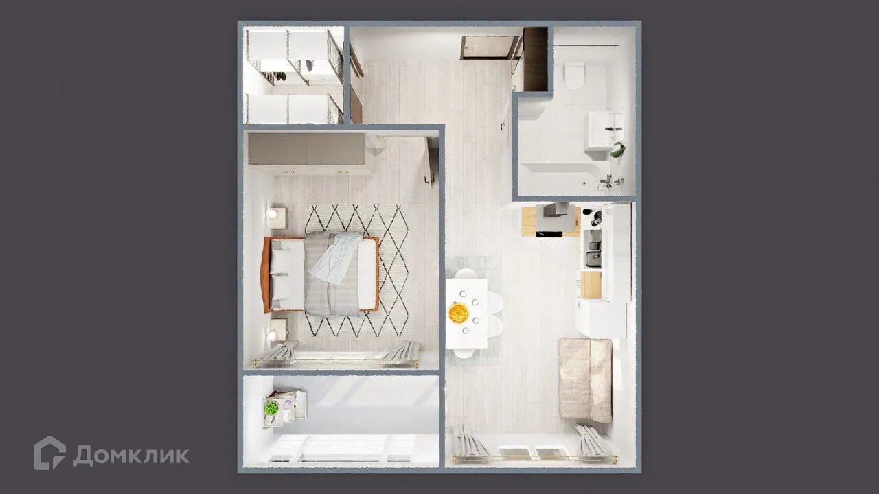 Фото квартиры в ЖК САМОЦВЕТЫ