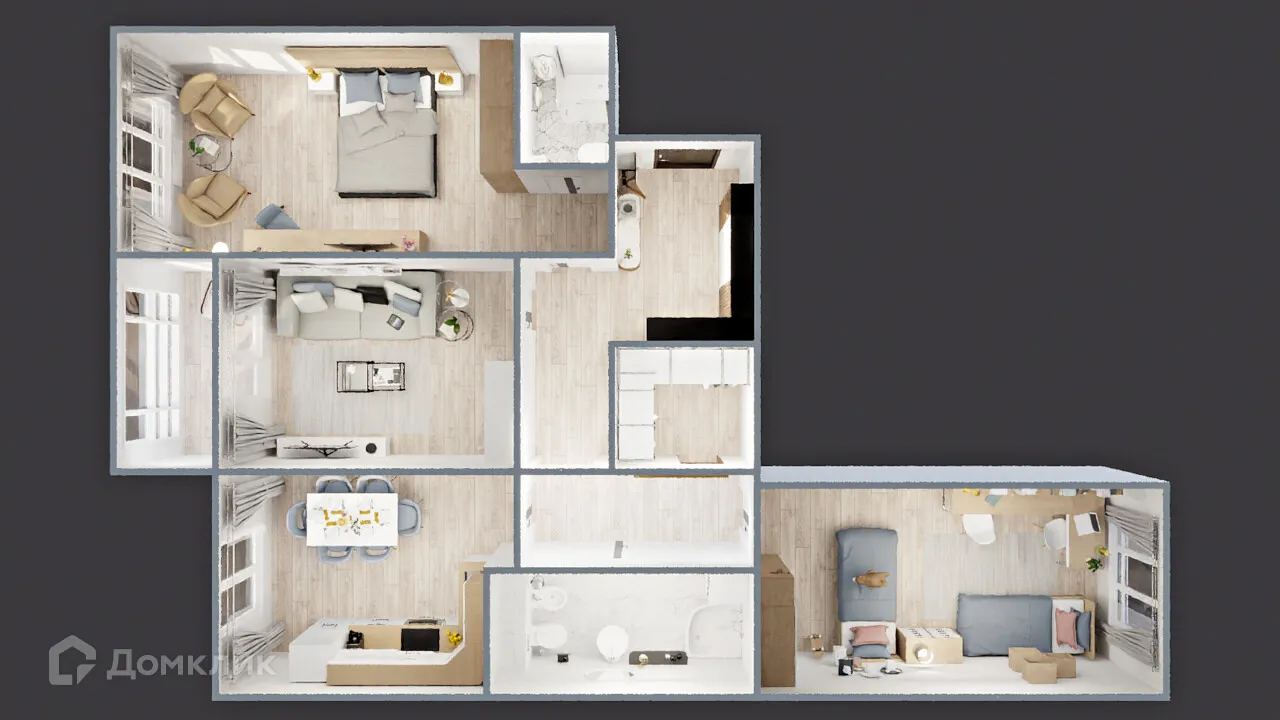 Фото квартиры в ЖК САМОЦВЕТЫ