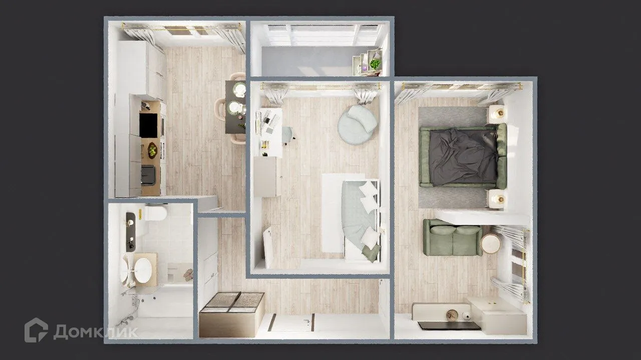 Фото квартиры в ЖК САМОЦВЕТЫ