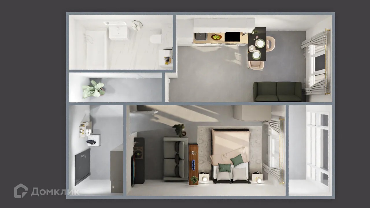 Фото квартиры в ЖК САМОЦВЕТЫ