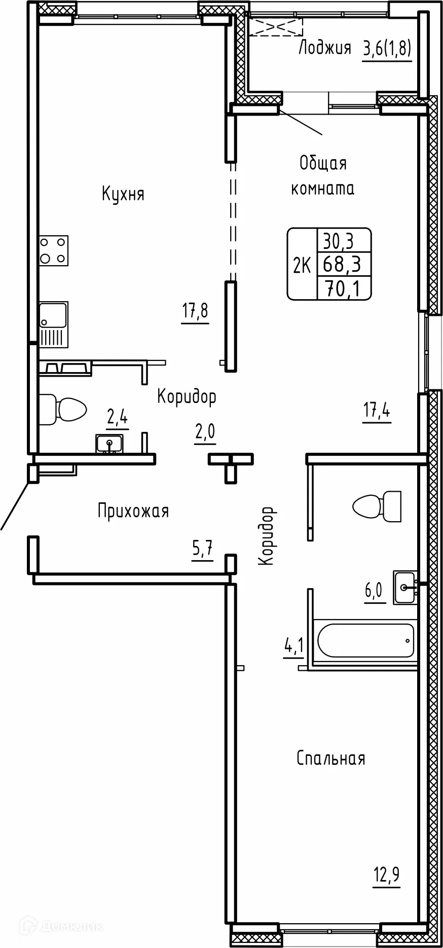 Фото квартиры в ЖК САМОЦВЕТЫ