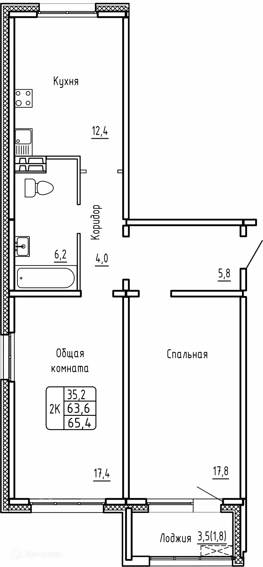 Фото квартиры в ЖК САМОЦВЕТЫ