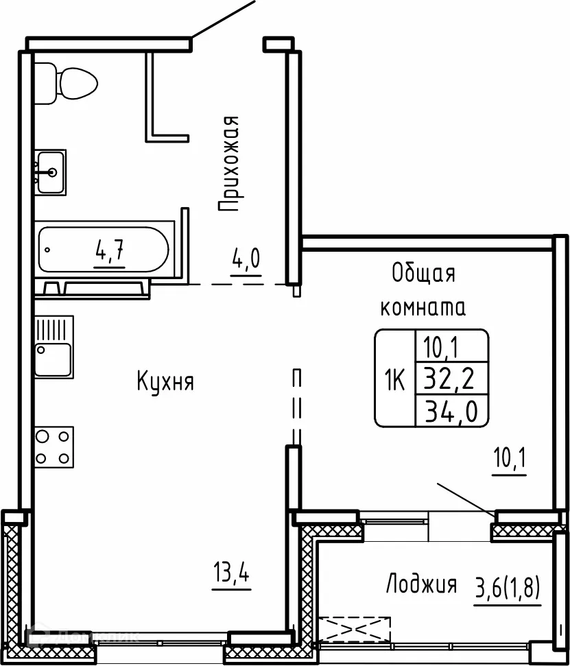 Фото квартиры в ЖК САМОЦВЕТЫ