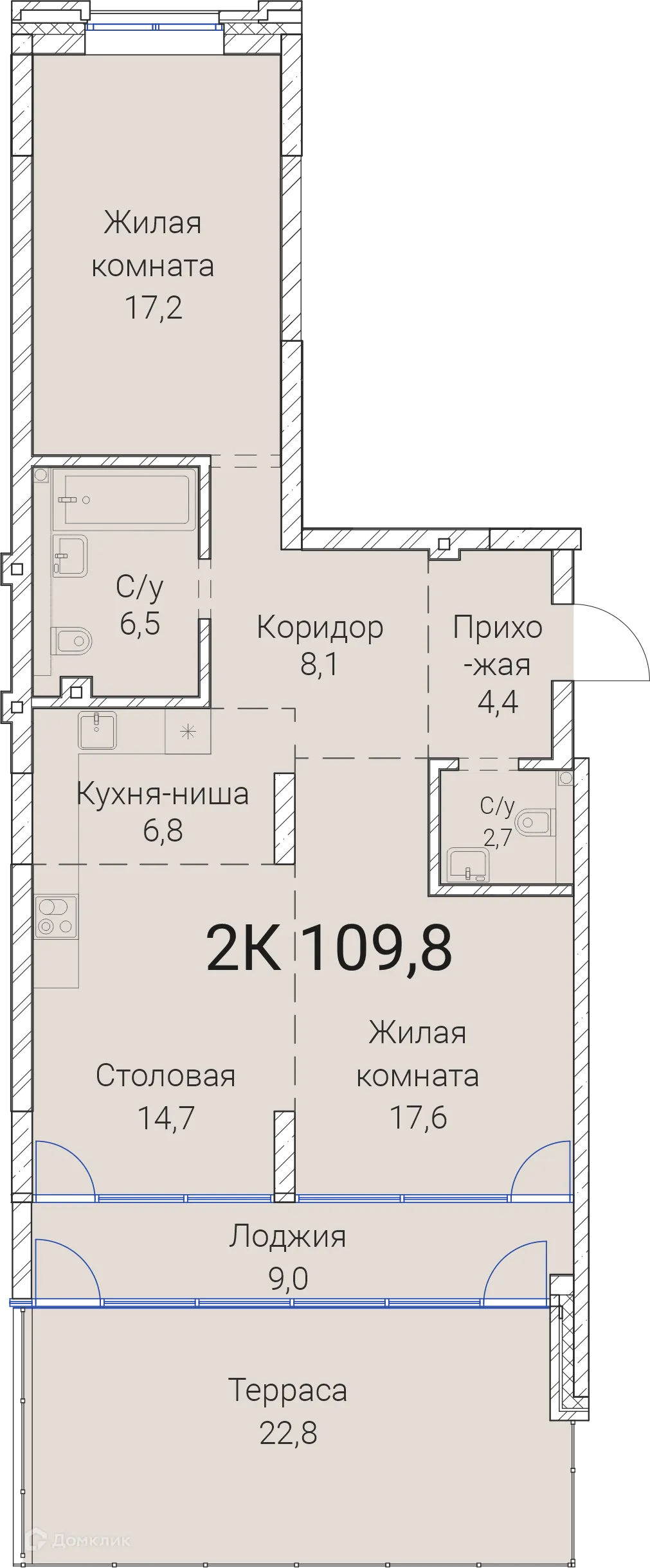 Фото квартиры в ЖК Тайм Сквер