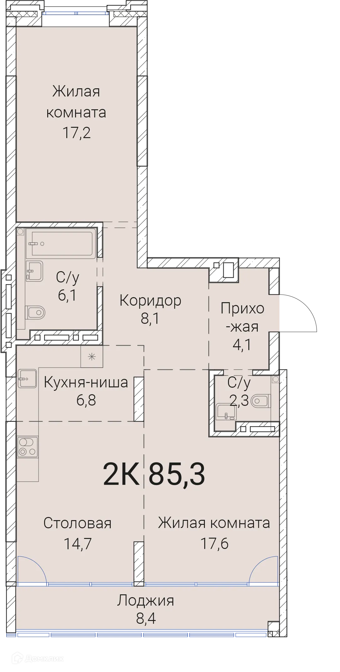 Фото квартиры в ЖК Тайм Сквер