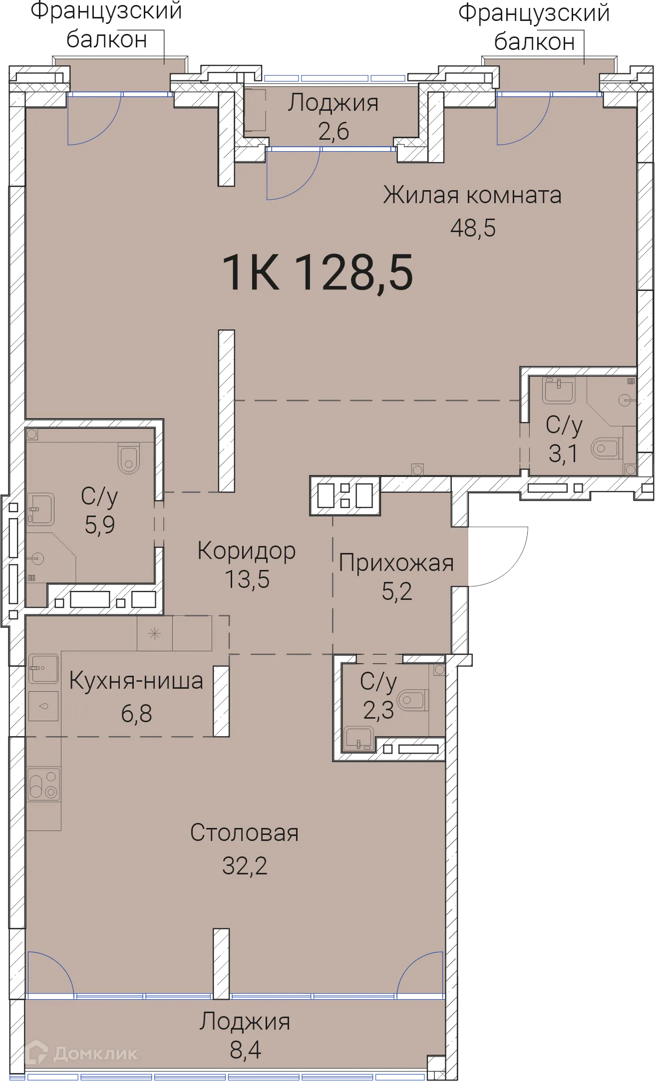 Фото квартиры в ЖК Тайм Сквер
