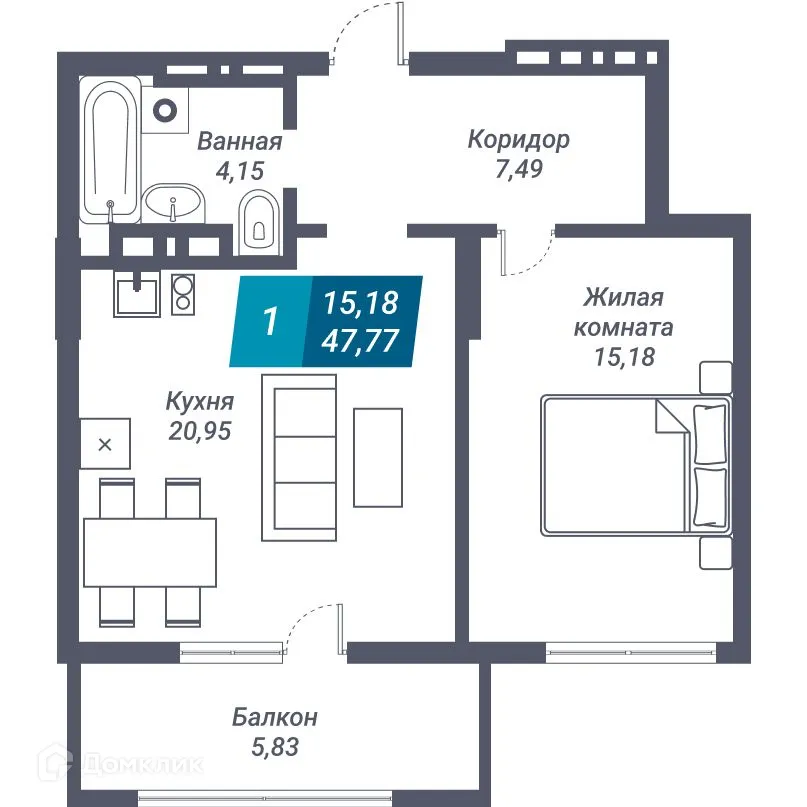 Фото квартиры в ЖК Звезда