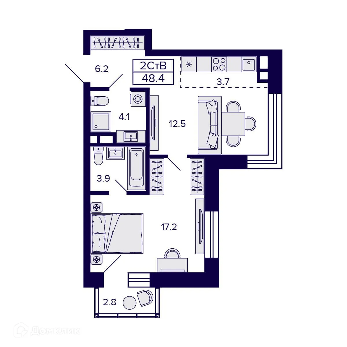Фото квартиры в ЖК Citatum (Цитатум)