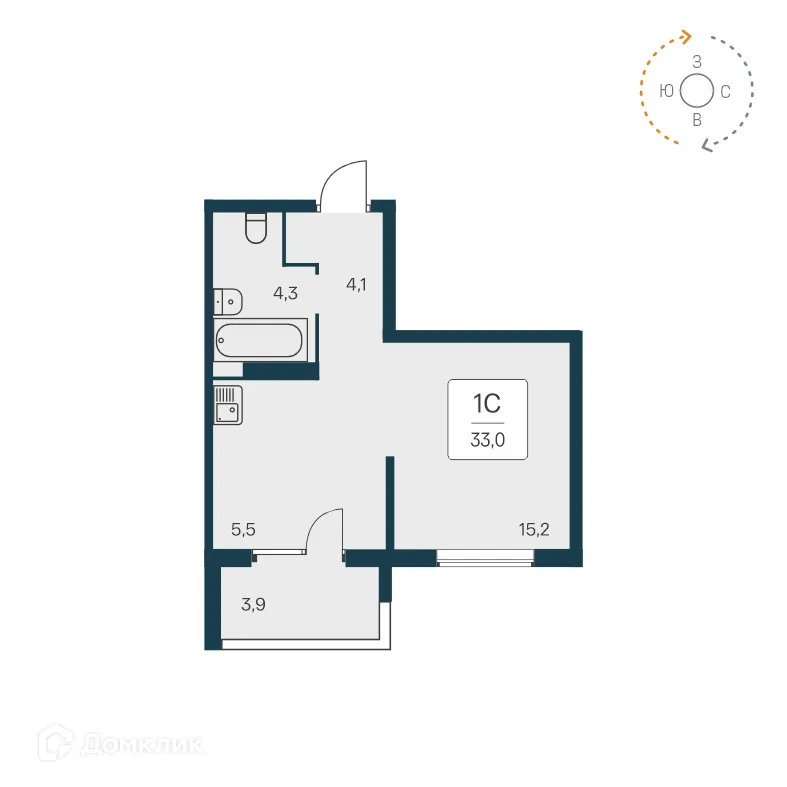 Фото квартиры в ЖК Квартал на Игарской