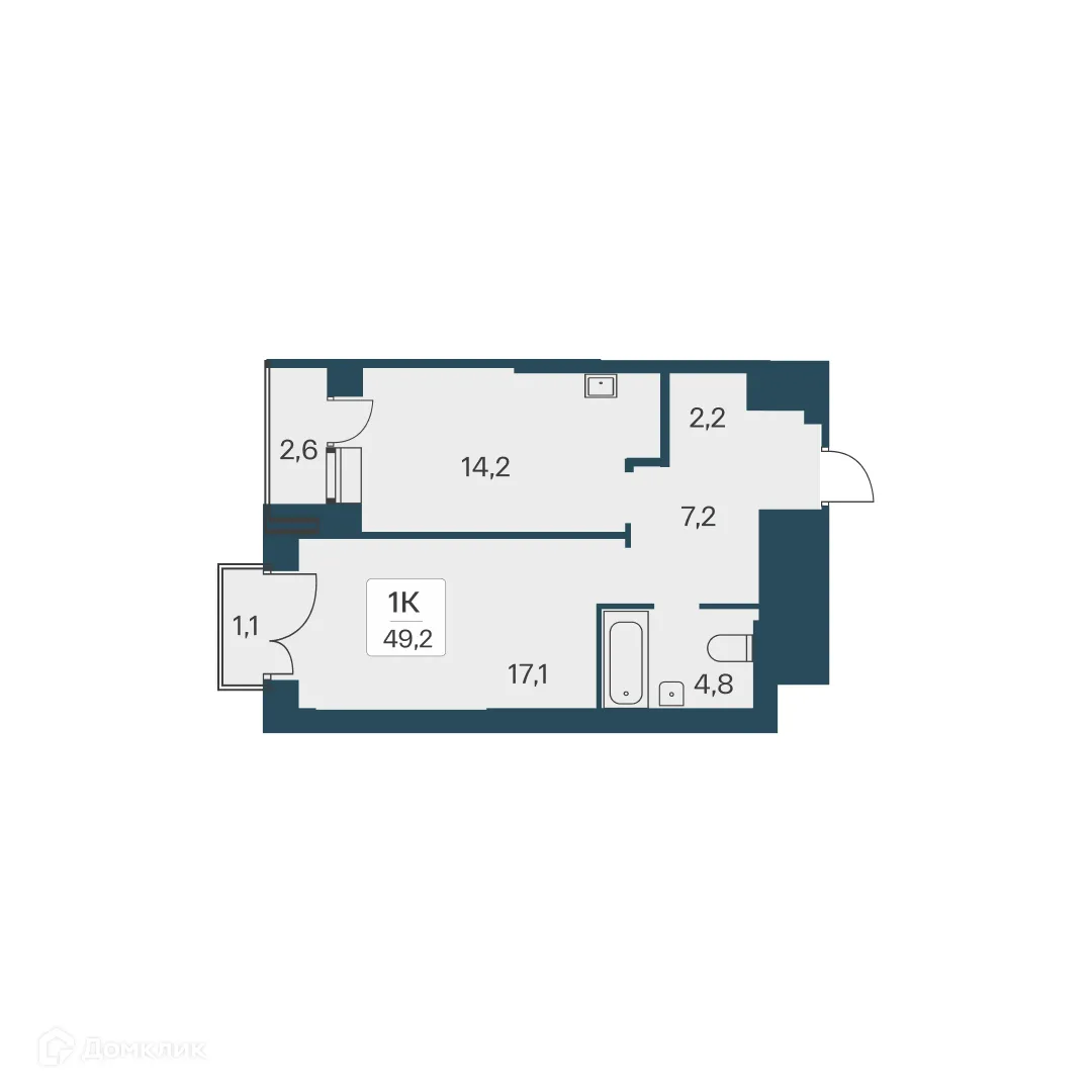 Фото квартиры в ЖК Расцветай на Красном