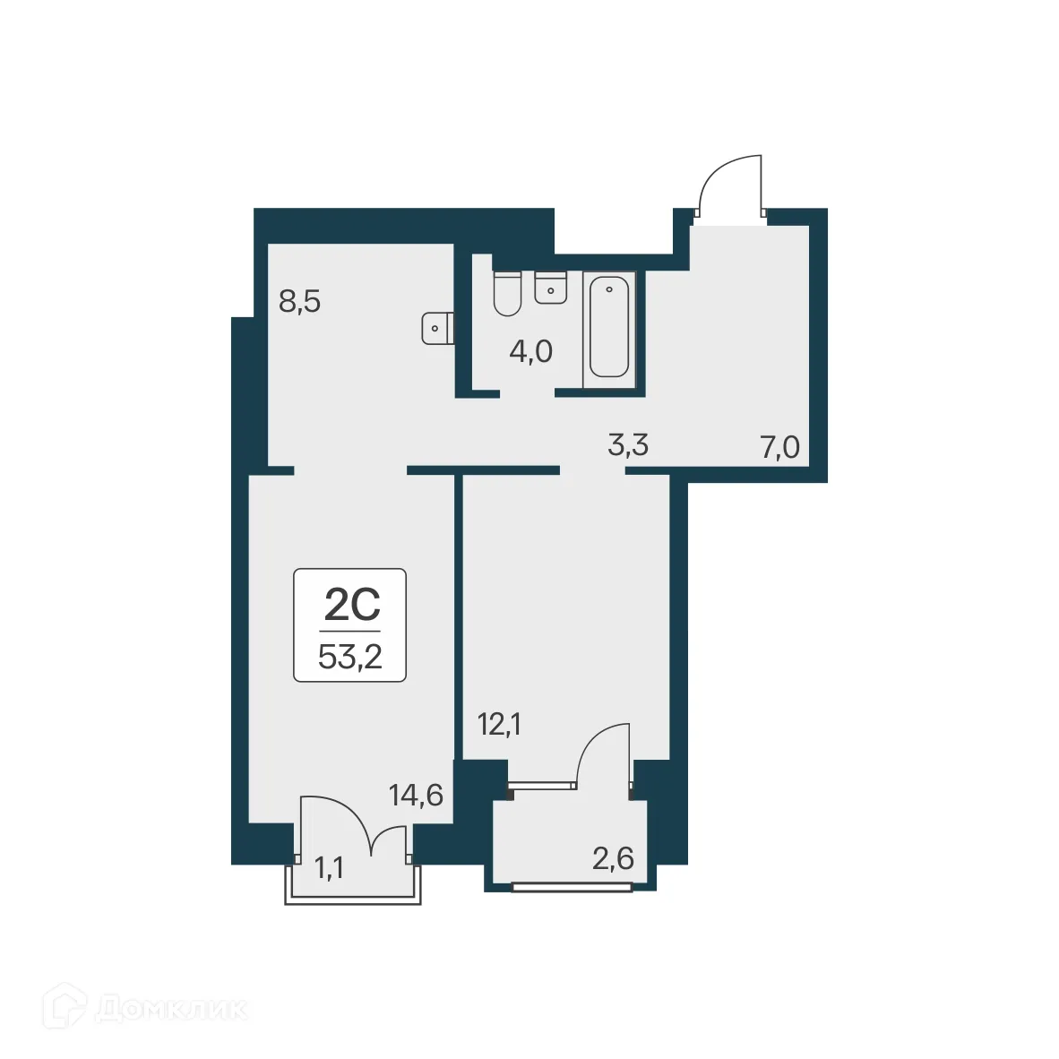 Фото квартиры в ЖК Расцветай на Красном