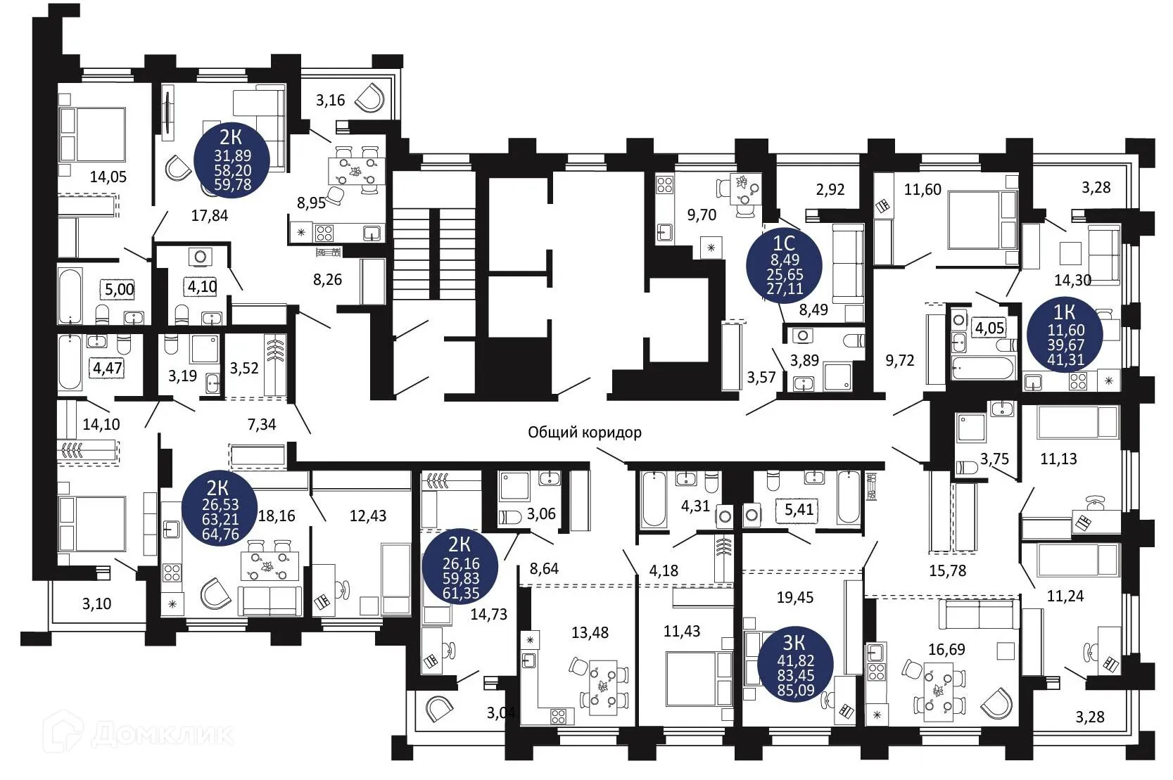 Фото квартиры в ЖК "Первый на Рябиновой"