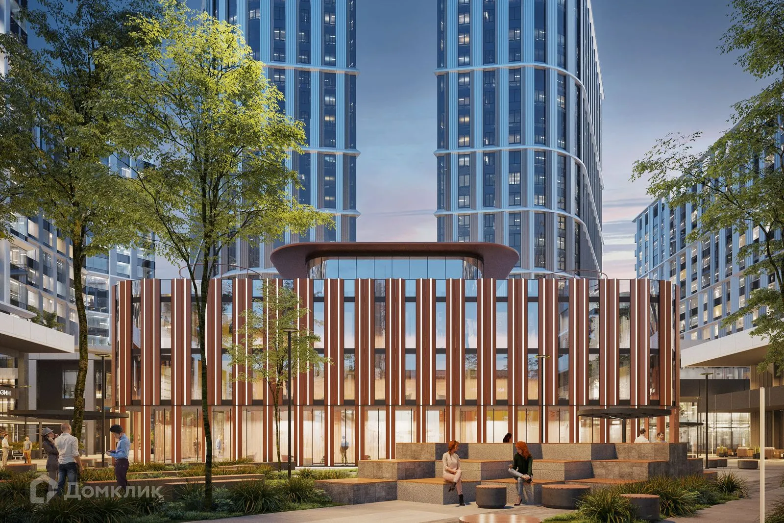 Планировка студии квартиры 26.01 м² в ЖК АЭРОН, г. Новосибирск — фото 18