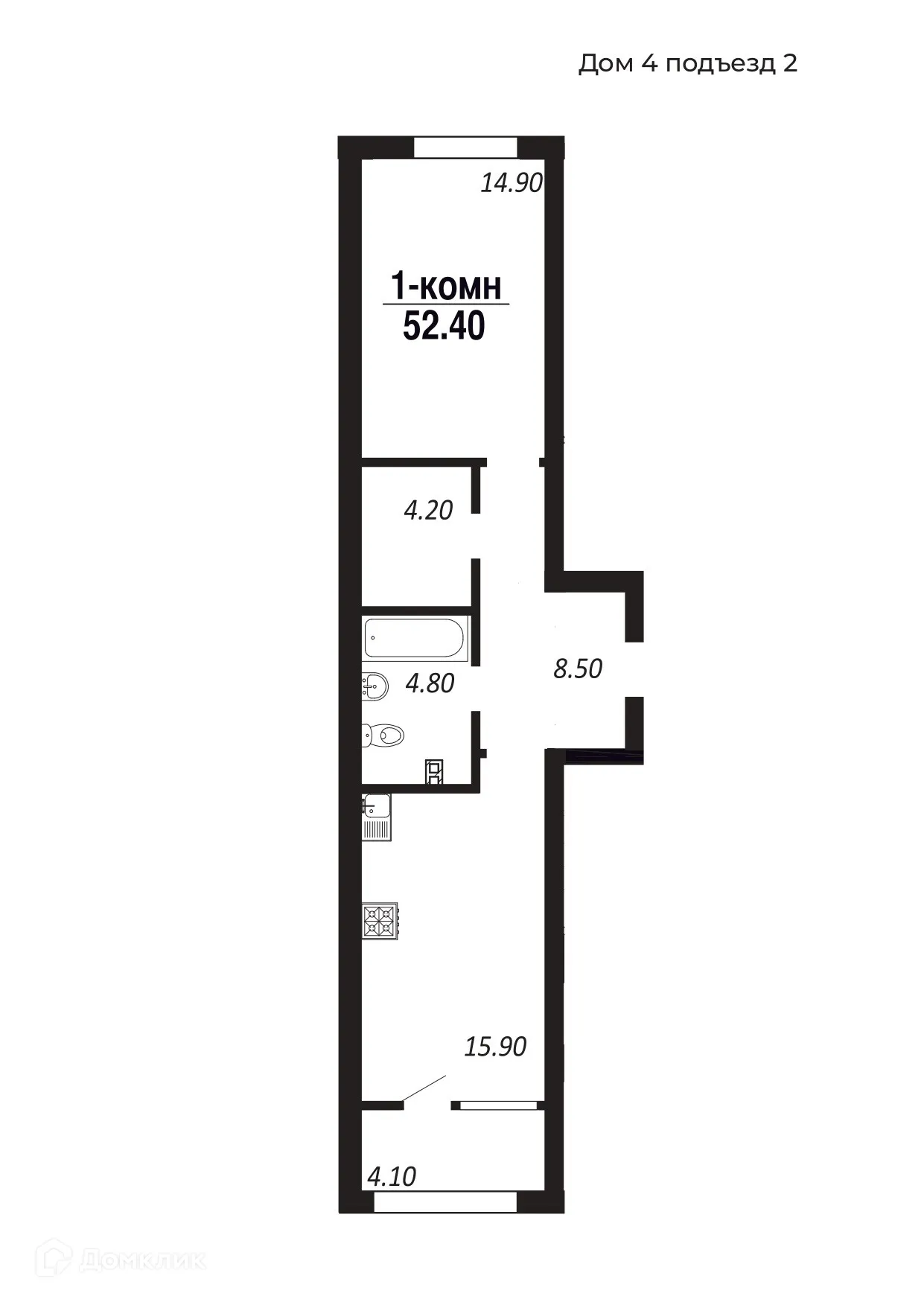 Фото квартиры в ЖК ПАРК-КВАРТАЛ "КОРОЛЕВ"