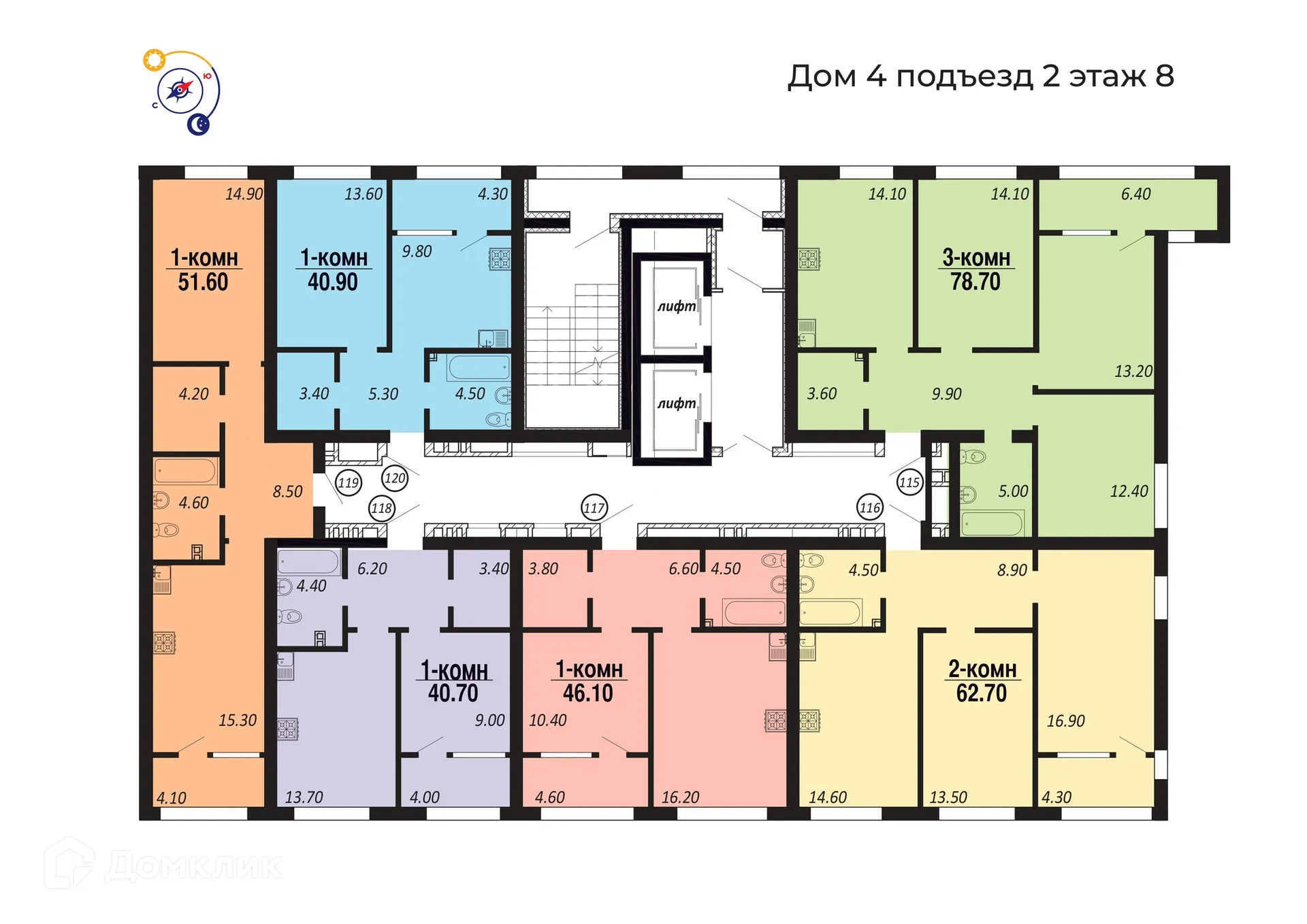 Фото квартиры в ЖК ПАРК-КВАРТАЛ "КОРОЛЕВ"