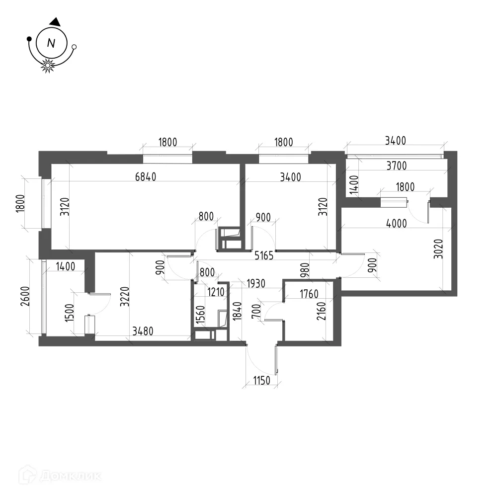 Фото квартиры в ЖК Зеленая река