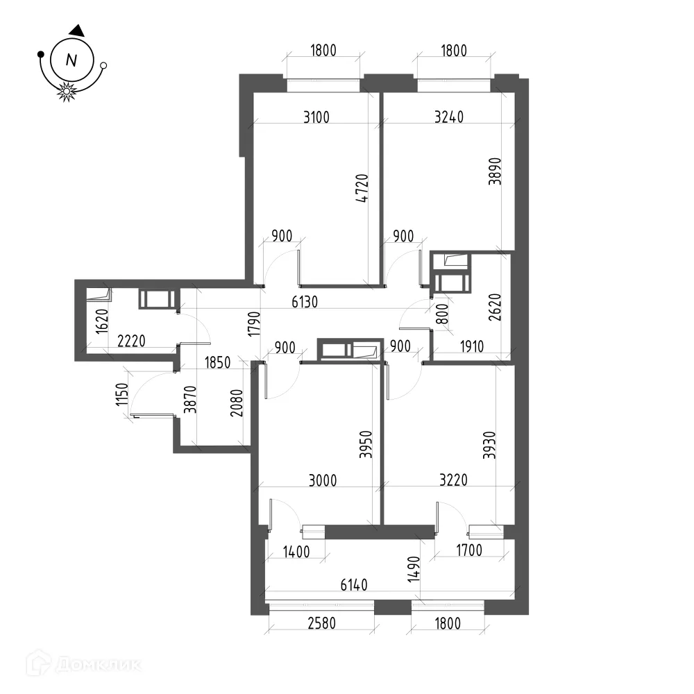 Фото квартиры в ЖК Зеленая река