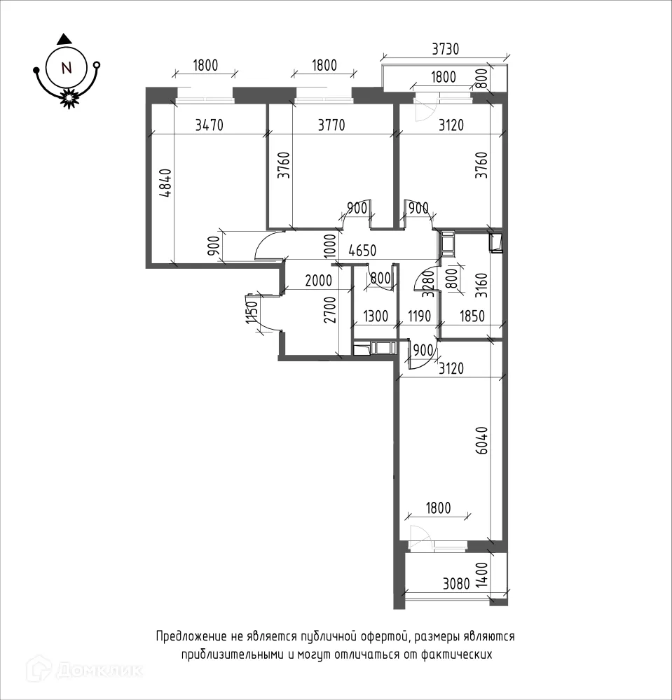 Фото квартиры в ЖК Зеленая река