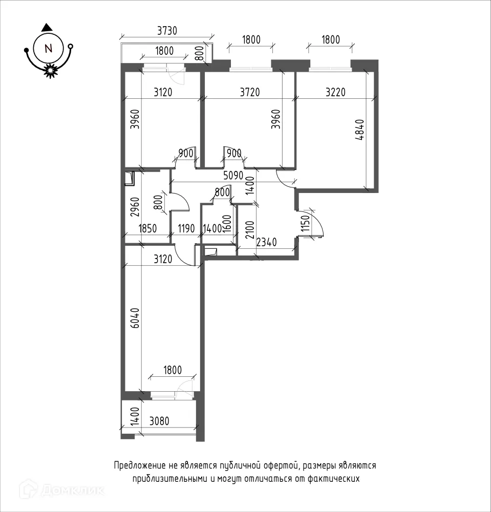 Фото квартиры в ЖК Зеленая река