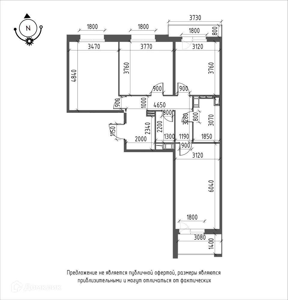 Фото квартиры в ЖК Зеленая река