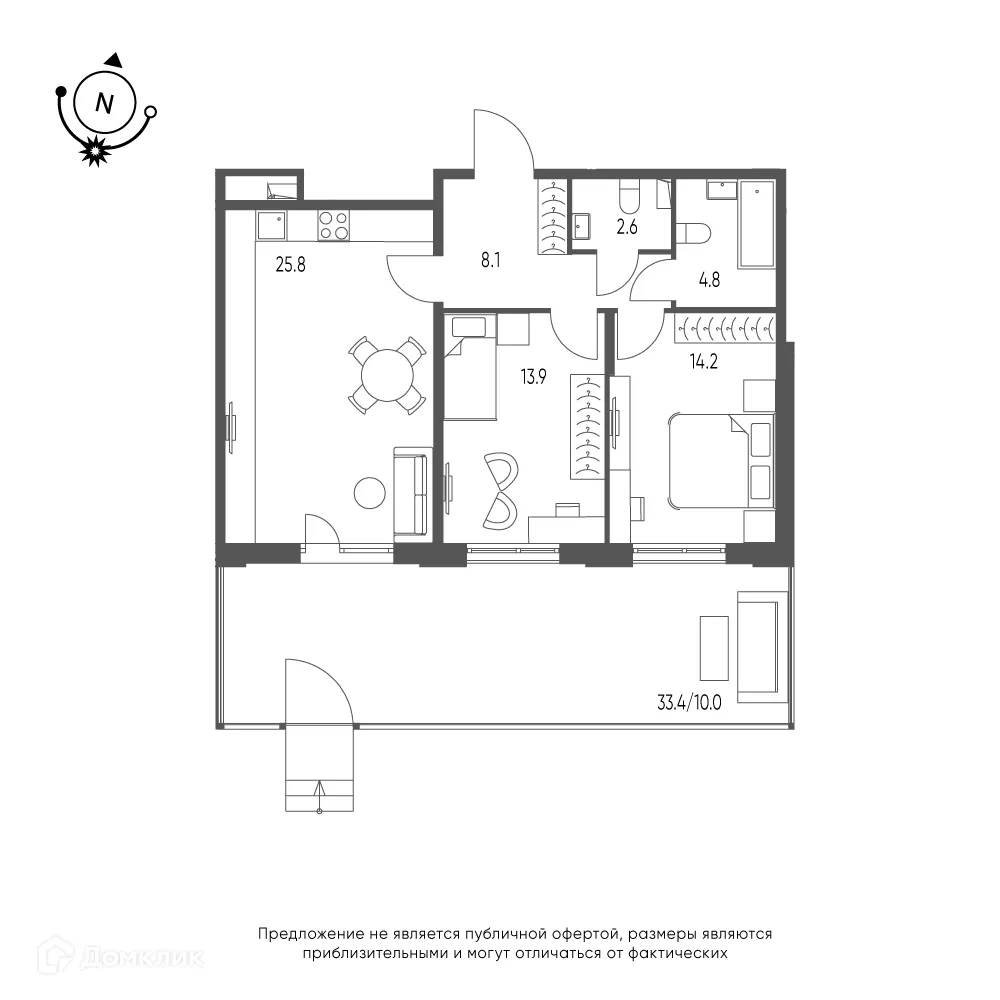 Фото квартиры в ЖК Зеленая река