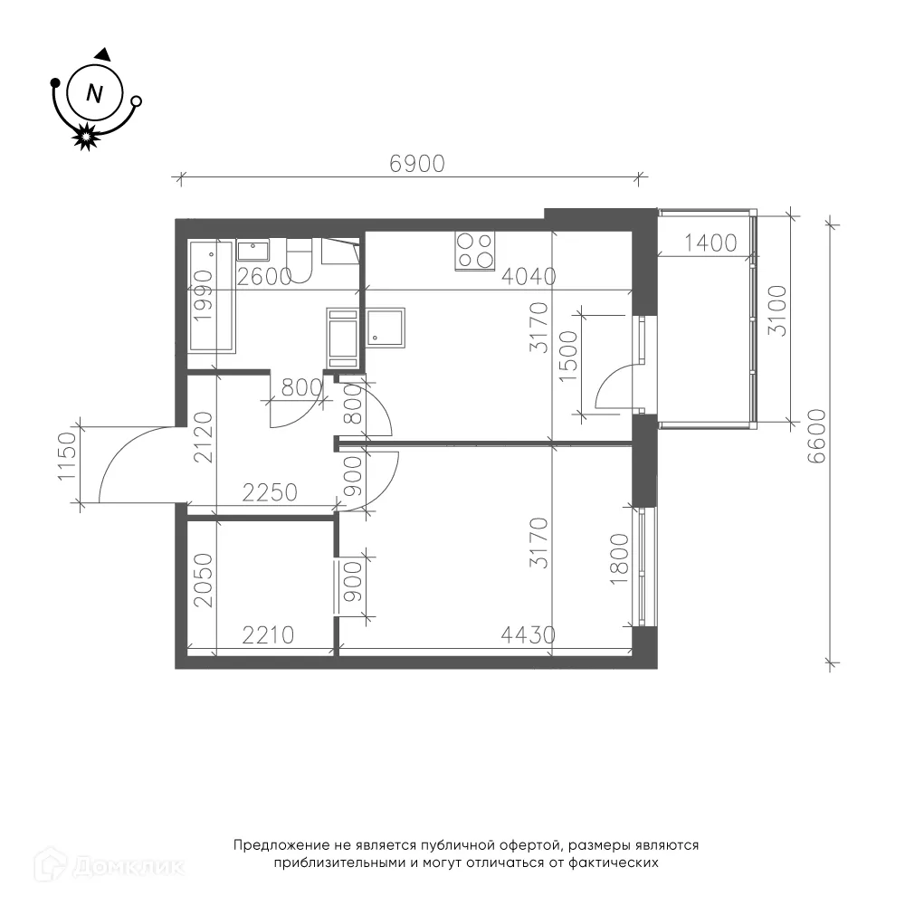 Фото квартиры в ЖК Зеленая река